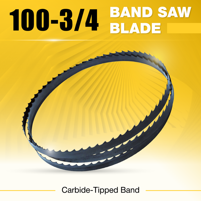 Carbide-Tipped Band Saw Blade 100-3/4"