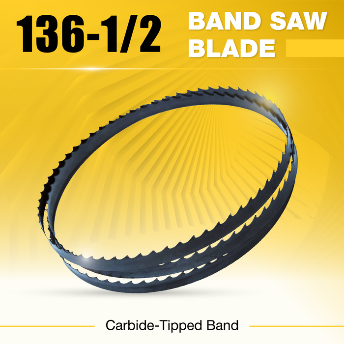 Carbide-Tipped Band Saw Blade 136-1/2"