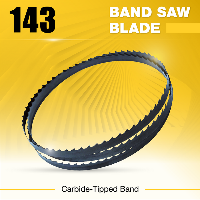 Carbide-Tipped Band Saw Blade 143"