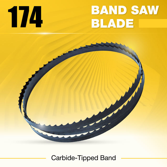 Carbide-Tipped Band Saw Blade 174"
