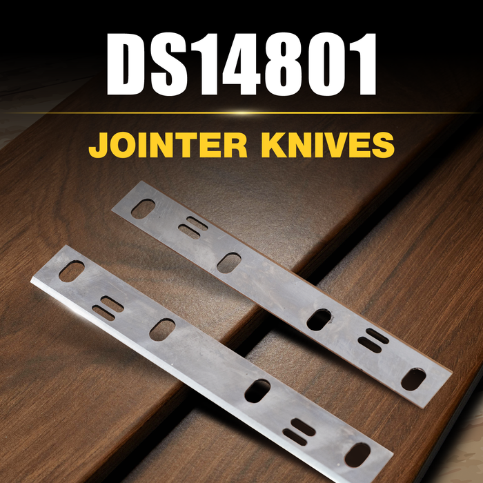 DS14801, HSS 6 inch Jointer Knives for Craftsman CMEW020 and Porter Cable PC160JT Jointer (2-Pack)